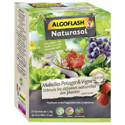 MALADIES POTAGER ET VIGNE  Stimulateur des defenses nature Algo C