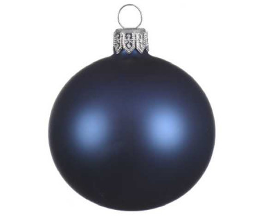 BOULE VERRE MAT bleu nuit  Inconnu