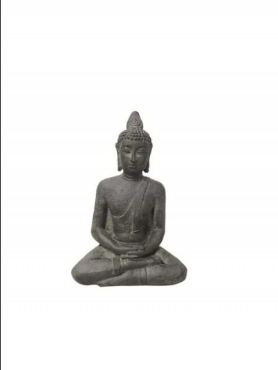 BOUDDHA ASSIS  Fibre d'argile CID DECO