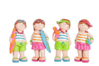 AMIS PLAGE POLY ROS/BL S 9X5X18CM A   Jolipa