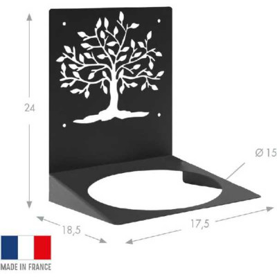 APPLIQUE ARBRE DE VIE anthracite LOUIS MOULIN
