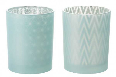 BOUG FLO/ZIGZAG VER AQ 10X10X12,5CM   Jolipa