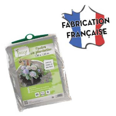 FEUTRE DE PLANTATION  1.6x1.6m 95gr/m² Jany