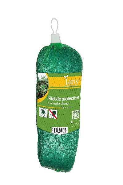 FILET PROTECTION CONTRE LES OISEAUX  2x5m Jany