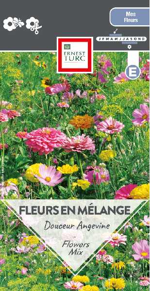 FLEURS EN MELANGE DOUCEUR ANGEVINE  E TURC