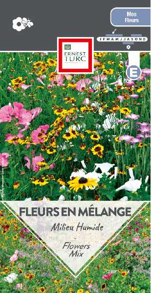 FLEURS EN MELANGE MILIEU HUMIDE  E TURC