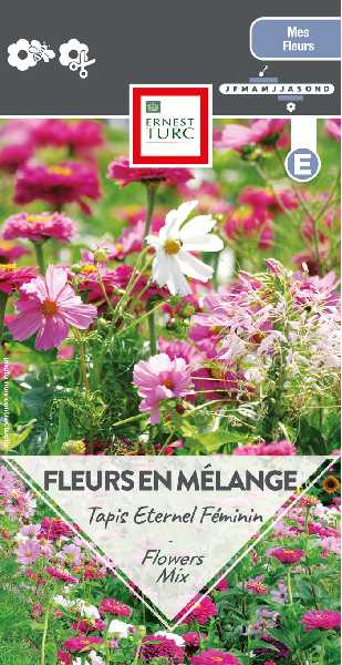 FLEURS EN MELANGE TAPIS ETERNEL FEM  E TURC