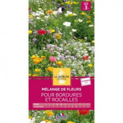MELANGE DE FLEURS POUR BORDURES 3m= Code prix 3 La Semeuse