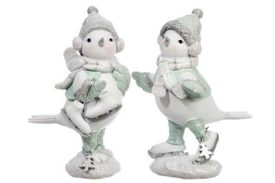 OISEAU ICE RES BL/BLE CIEL L 14X8X2   Jolipa