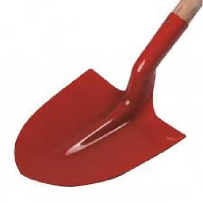 PELLE ALSACE A REBORDS 28 CM  Manche bois cintre 135 cm GOUVY