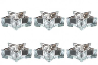PHPH ETOILE VERRE ANT ARG 38X10X3CM   Jolipa
