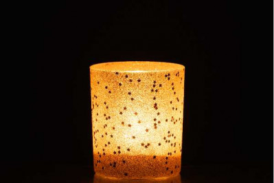 PHPH ETOILES VERRE OR (9X9X10CM)   Jolipa