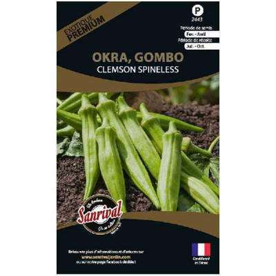 GOMBO OKRA (CLEMSON SPINELESS)
