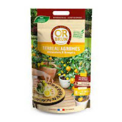 TERREAU AGRUMES   Or Brun