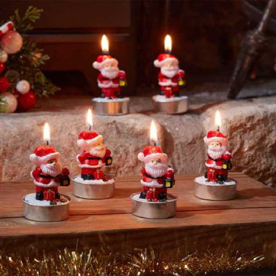 SANTA TEALIGHT CANDLES SMART GARDEN