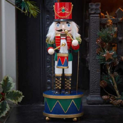 MUSICAL DRUMMER CRACKER  SMART GARDEN