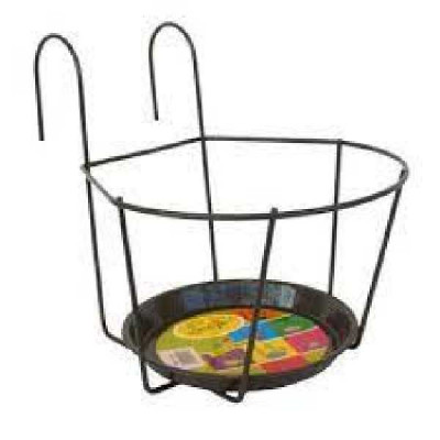 PORTE POT CROCHETS gris  Jardifer
