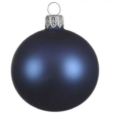 BOULE VERRE MAT bleu nuit  Inconnu
