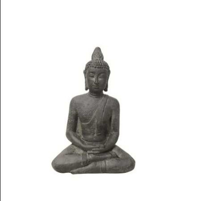 BOUDDHA ASSIS  Fibre d'argile CID DECO