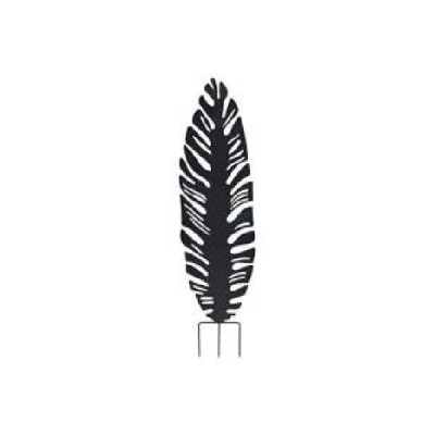 DECO A PLANTER FEUILLE GRIS LOUIS MOULIN