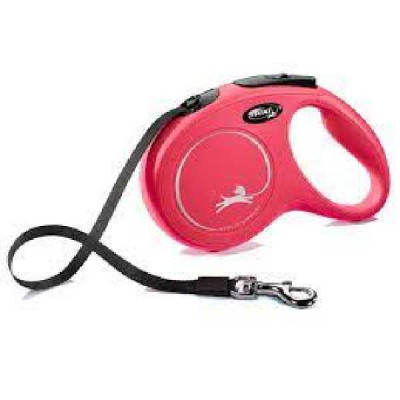 FLEXI CLASSIC SANGLE 5M ROUGE   ZOLUX