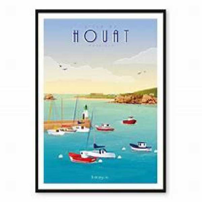 AFFICHE  Houat HORTENSE