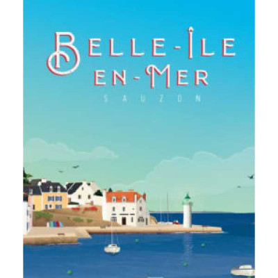 AFFICHE  Sauzon HORTENSE