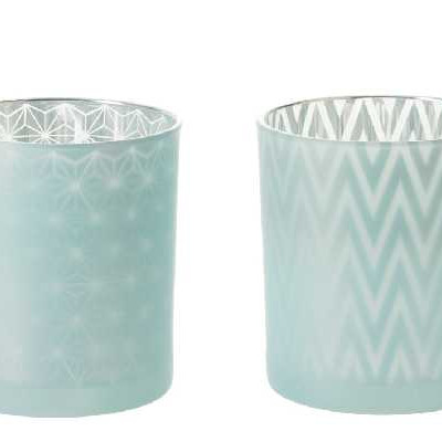BOUG FLO/ZIGZAG VER AQUA 9X9X10CM A   Jolipa