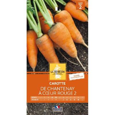 CAROTTE CHANTENAY A COEUR ROUGE  2  Code prix 2 La Semeuse