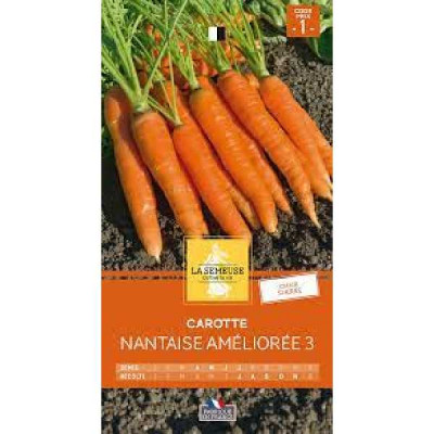 CAROTTE NANTAISE AMELIOREE 3  Code prix 1 La Semeuse