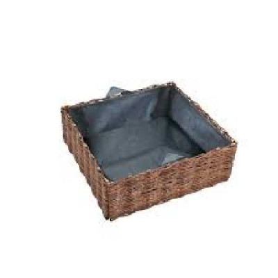 CARRE POTAGER EN OSIER  L80 x l80 x h20 cn Jany