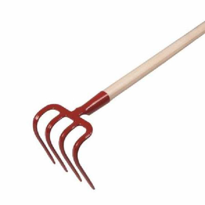 CROC A FUMIER  4 dents 19 cm manche 1,35 m GOUVY