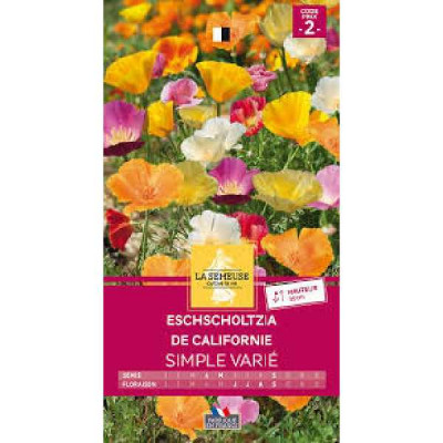 ESCHSCHOLTZIA DE CALIFORNIE SIMP  Code prix 2 La Semeuse