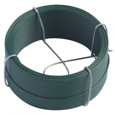 FIL D'ATTACHE PLASTIFIE  Vert - 50m Jany