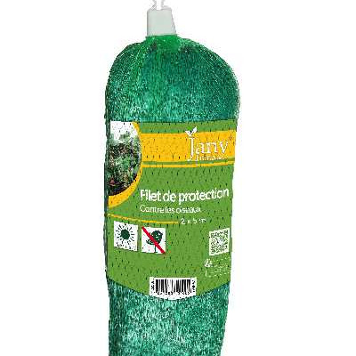 FILET PROTECTION CONTRE LES OISEAUX  2x5m Jany