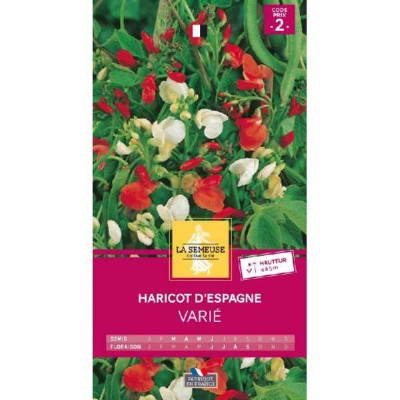 HARICOT D’ESPAGNE VARIE  Code prix 2 La Semeuse