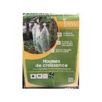 HOUSSE DE CROISSANCE  0.65x10m tomate poivrons aubergines Jany