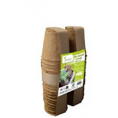 LOT DE 36 GODETS BIODEGRADABLES  Rond Jany