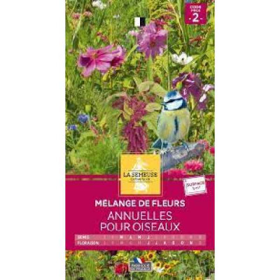 MELANGE DE FLEURS ANNUELLES POUR 3m= Code prix 2 La Semeuse