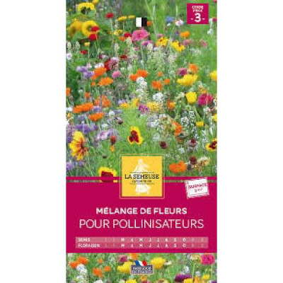 MELANGE DE FLEURS POUR POLLINISA 3m= Code prix 3 La Semeuse