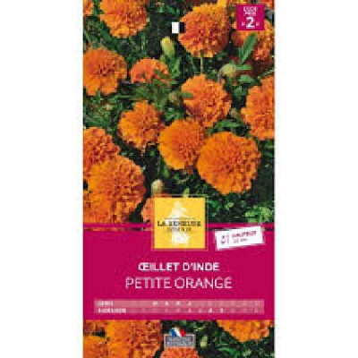 OEILLET D’INDE PETITE ORANGE  Code prix 2 La Semeuse