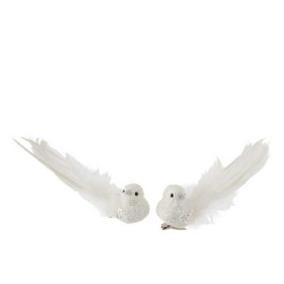 OISEAU PLU PAI BLA S ASS2 (15.5X7   Jolipa