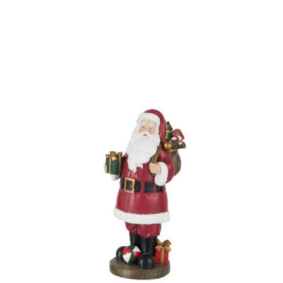 PERE NOEL DEBOUT RESINE ROUGE (11X1   Jolipa
