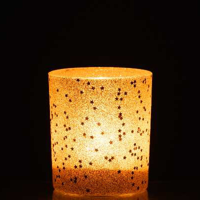 PHPH ETOILES VERRE OR (9X9X10CM)   Jolipa