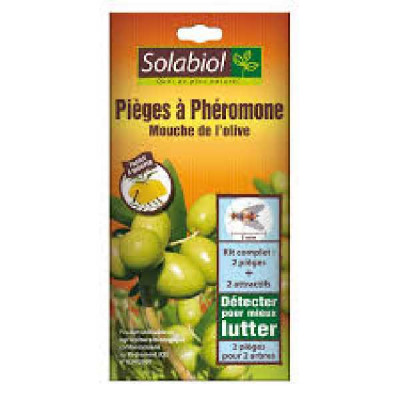 PIEGES A PHEROMONES MOUCHE DE L'OLI  Etui 2 pieges Solabiol