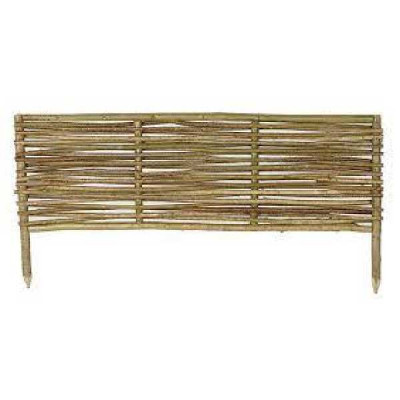 BORDURE TRESSEE NOISETIER  L.120 x h.40cm Jany