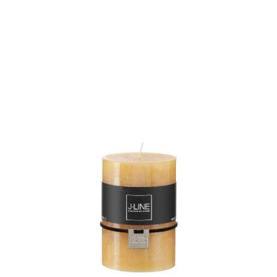 BOUGIE CYL OCRE M42H (7X7X10CM)   Jolipa