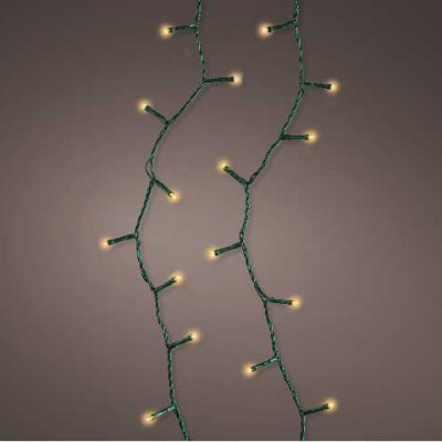 LED BASIC GUIRLANDE  Vert/blanc classique 1495cm-300l Inconnu