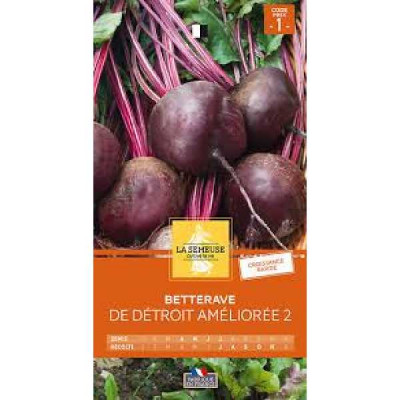 BETTERAVE DE DETROIT AMELIOREE 2  Code prix 1 La Semeuse