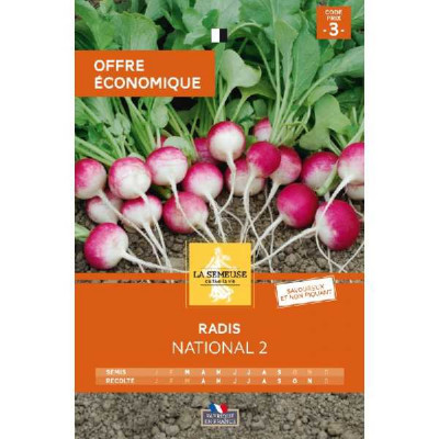RADIS NATIONAL 2  Code prix 3 La Semeuse